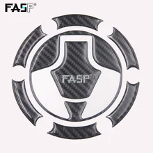 

FASP 5D carbon fibre Professional racing Motorcycle fuel tank cap pad Decal Sticker for Z300 LX650 14-18years Z250