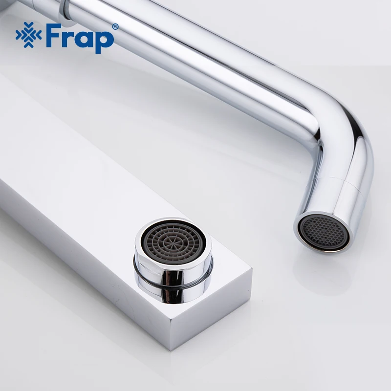 Günstig FRAP Wand Montiert Becken Wasserhahn Messing Einzigen Handgriff Mischbatterie Hot   Cold Bad Wasser Bad Matt Schwarz Wasserhahn Waschbecken y10050  1
