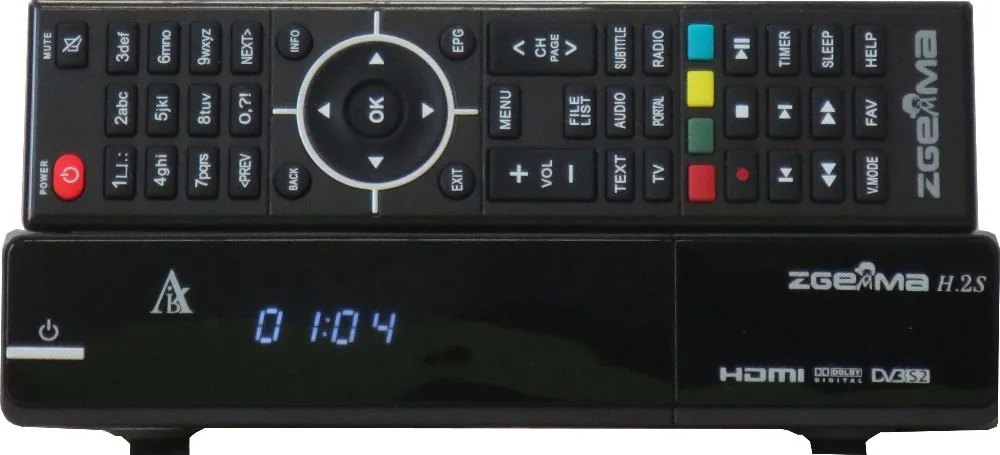 

2pcs/lot New Zgemma H.2S Linux satellite receiver 2*DVB-S2 low cost set top box