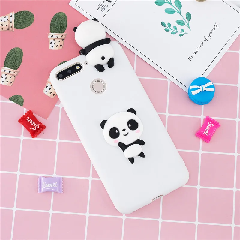 huawei pu case 3D Kỳ Lân Gấu Panda Xương Rồng Silicon TPU Dành Cho Huawei P Thông Minh 2019 Honor 8 9 10 20 Lite 10i 7A 7S 8S 8X 8C 8A 9X Pro waterproof case for huawei