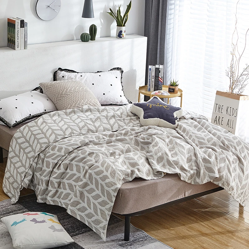 breathable muslin comforter