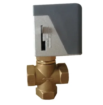 

G 3/4'' DN20 220V Gray Electric Ball Valve, Brass 3 Way Motorized Ball Valve