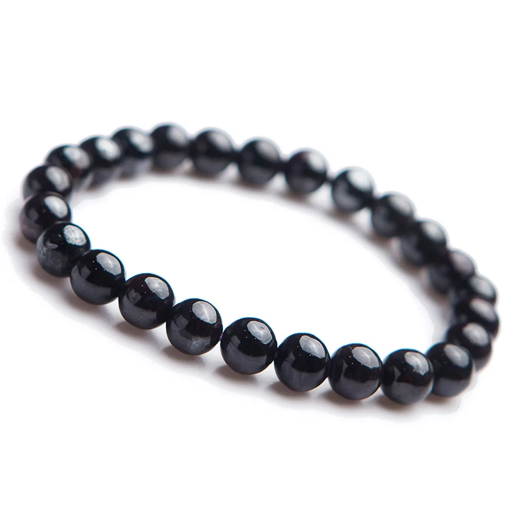 

Genuine 8mm Sugilite Crystal Bracelet Natural Stone Round Bead Gem Jewelry Bracelets For Women