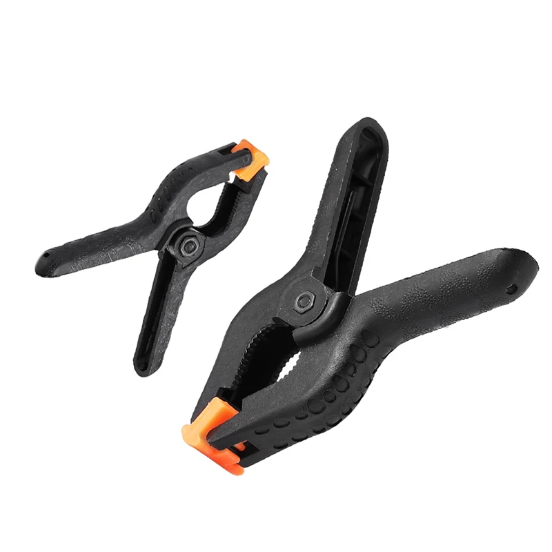 2pcs 2 / 4 inch Practical Woodworking Fixed Spring Strong Clip Set Hardware Tool Tool Parts