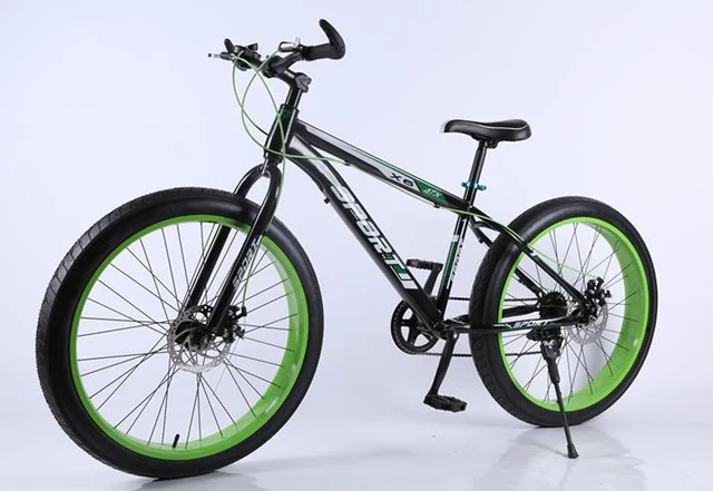 Best price at $325 Cheap 26 inch /7 speed Variable suspension bike aluminum alloy Double disc brake snow mountain bike tires/al40901
