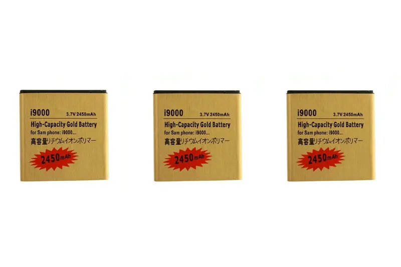 10 шт./лот 2450 мА/ч, EB575152VU золото Батарея для samsung Galaxy S i9000 i9003 i9001 i919 Epic 4G i9088 i897 i909 T959 M110S