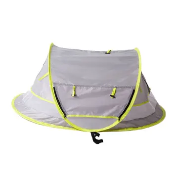 

Portable Baby Travel Bed Beach Tent 50+ Sun Shelter Pop Up Mosquito Net and 2 Pegs