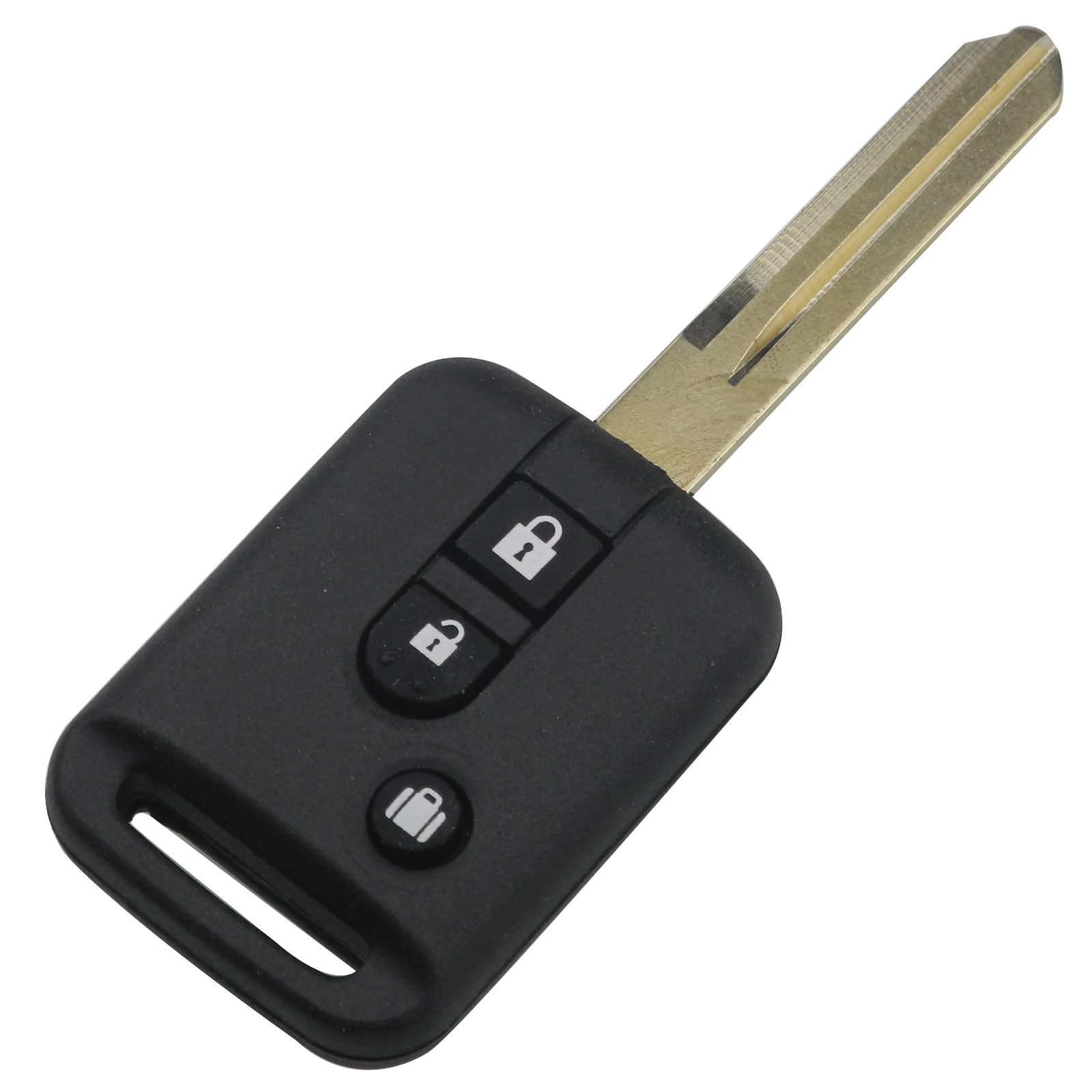 

Jingyuqin Remote Car Key Shell for Nissan Micra 350Z Pathfinder Navara Auto Key FOB Cover Case Replace Car Accessories 3 Button