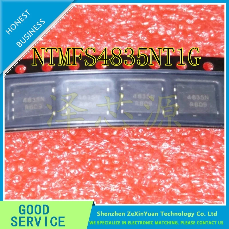 

5 шт./лот NTMFS4835NT1G NTMFS4835N NTMFS4835 4835N QFN8 MOSFET IC