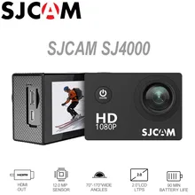 Действие Камера SJCAM SJ4000 2.0 дюймов Экран Дайвинг 30 м Водонепроницаемый HD 1080 P шлем мини видеокамеры оригинальный SJ 4000 cam Спорт DV