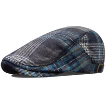 Берет Мужская осенняя и зимняя Кепка Мужская винтажная Ретро английская модная повседневная индивидуальная Кепка