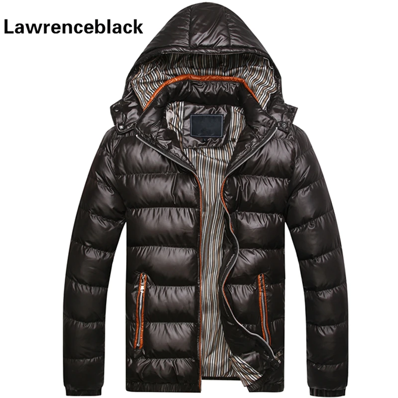 

Mens Jackets Padded Hooded Design 2016 Brand Thick Warm Zipper Parka Winter Male Jacket Slim Fitness Quilted Super Warm Coats 86