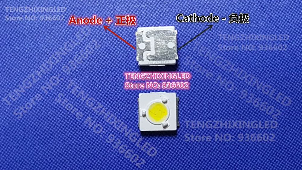 Люмен светодиодный подсветка 1 Вт 3 в 3535 3537 холодный белый ЖК-подсветка для ТВ приложения A127CECEBUP8