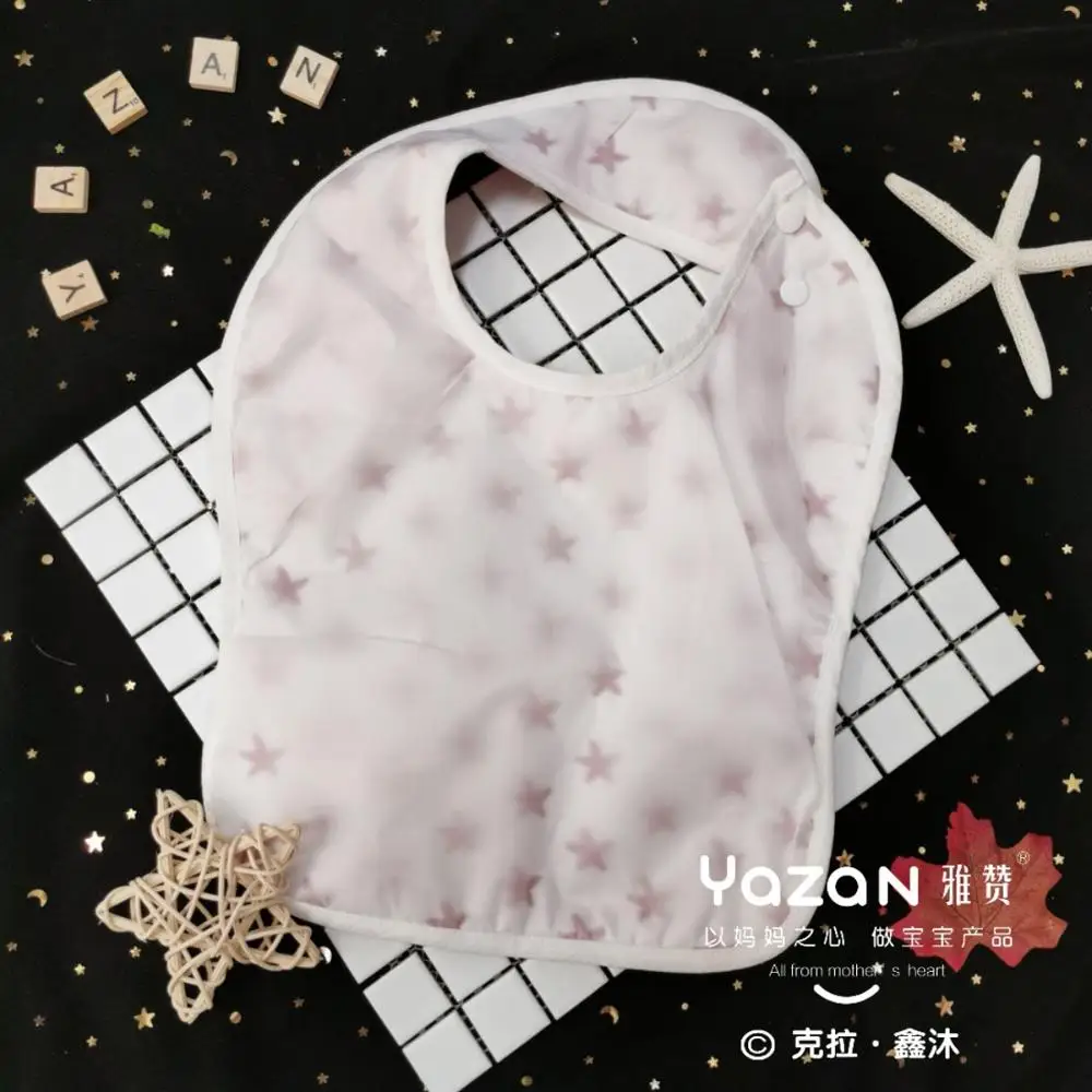 YAZAN baby boy and girl clothes accessories U type waterproof rice bag saliva towel23cm*32 with cotton gauze soft breathable bib