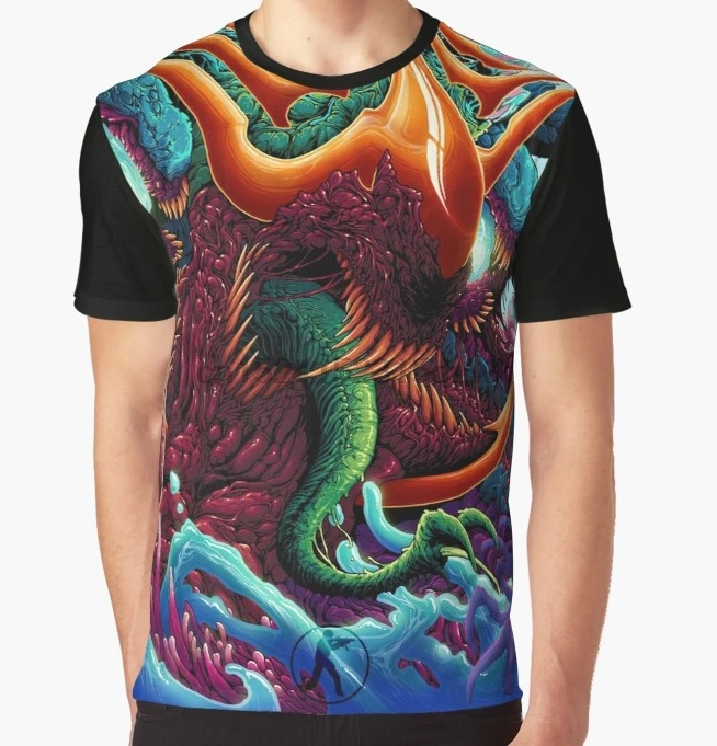 

All Over Print T-Shirt Men Funy tshirt Newest Edition of HyperBeast CSGO Short Sleeve O-Neck Graphic Tops Tee women t shirt