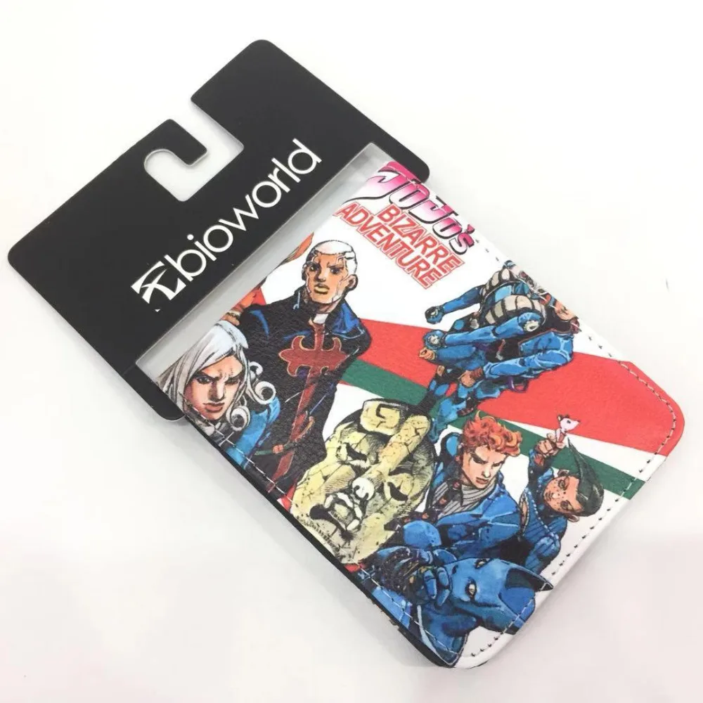 Новый аниме JOJO'S Необычные Приключения кошелек цветной принт дети Подросток