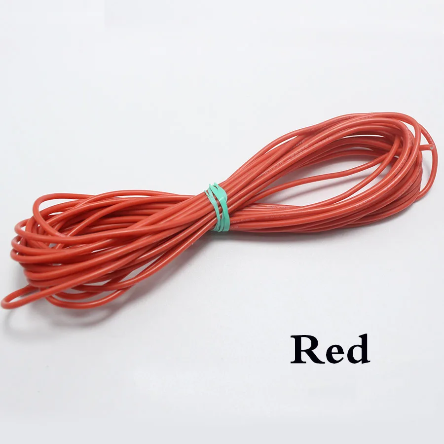 EClyxun 5 м 16 AWG гибкий силиконовый провод RC кабель 16AWG 252/0. 08TS OD 3,0 мм луженая медная проволока 1,27 мм квадратная модель самолета провод