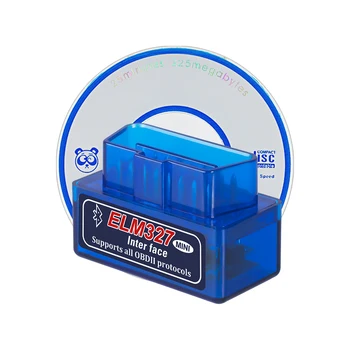 

MINI ELM327 V1.5 Bluetooth Power Switch 16Pin OBD scanner works on Android Torque ELM 327 V 1.5