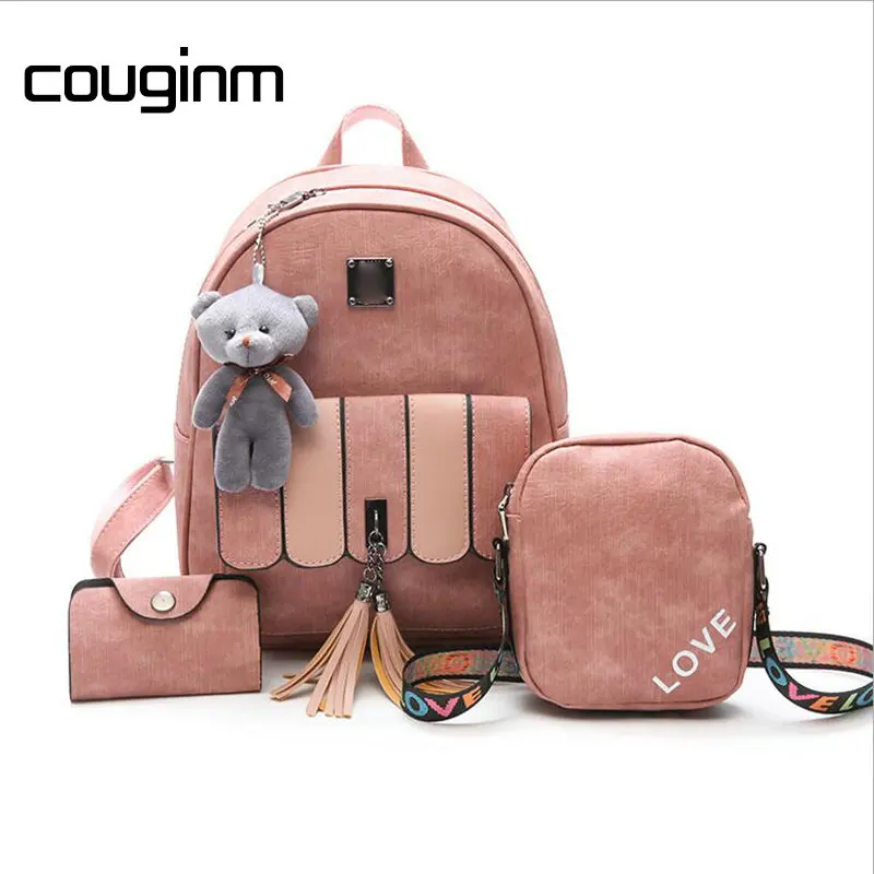 Couginm рюкзак Для женщин Composite Backpack высокое качество из искусственной кожи с