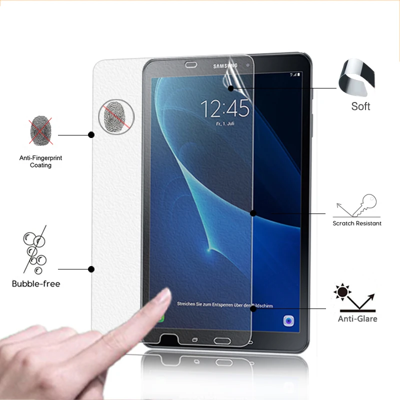 Лучшая защитная пленка для переднего экрана планшета Samsung Galaxy Tab A A6 10 1 2016 T580 T585