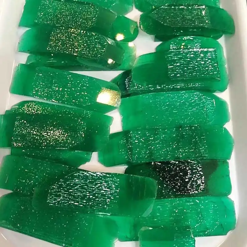 Необычный драгоценный камень CSJ Lab свободный 8*10 мм для кольца ювелирные