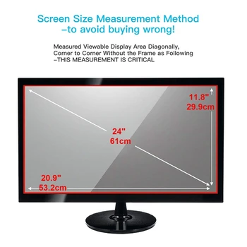 

Anti Blue Light Screen Filter For 21.5 Inches(505x320Mm)Widescreen Desktop Monitor,Blocks Excessive Harmful Blue Light,Reduce