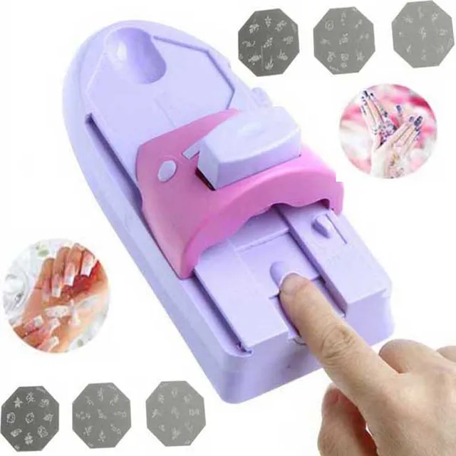 DIY Nail Art Tool machine stamping printing Colors Drawing polish Nail