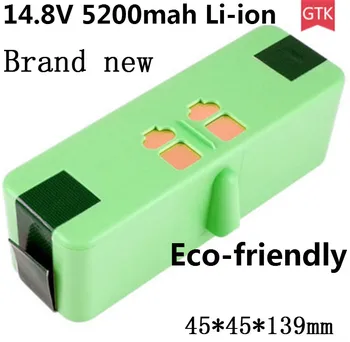 

Sweeper battery 5200mah 14.8V lithium ion bateria 3 years life for replacement 14.4V 3500mah cleaner Robot 880 770 528 529 890