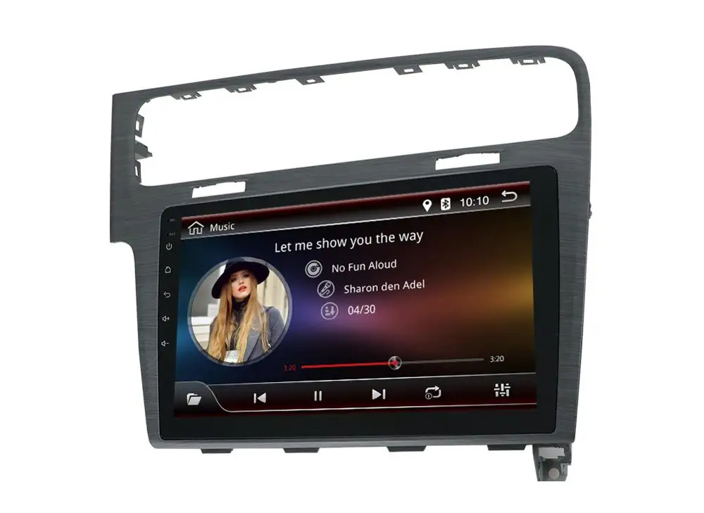 Clearance Bosion 2din 10.1"screen Car DVD Player For Volkswagen GOLF 7 2013 2014 2015 2016 with Navigation Car Stereo Audio GPS Radio 4