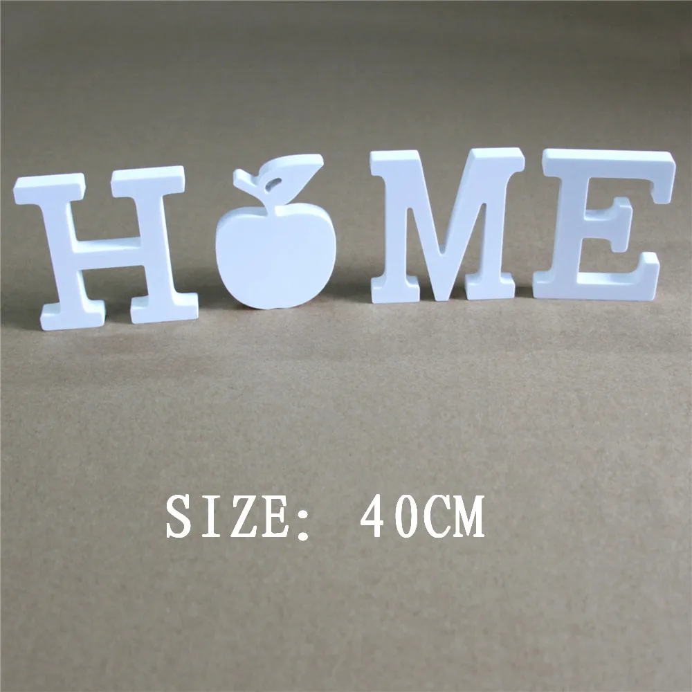 

Artificial wood Wooden letters 40cm Butterfly crown heart ring Numbers for Home wedding decorations Gifts & Child's name