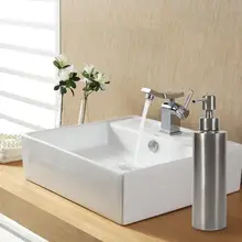 Дозатор мыла для раковины 350 мл из нержавеющей стали дозатор мыла раковина для ресторана кран Ванная комната Шампунь коробка контейнер для мыла