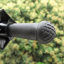 1 шт. наружные палки для ходьбы, кемпинга с резиновым наконечником, система демпфирования, трость для прогулок, трость для альпинизма