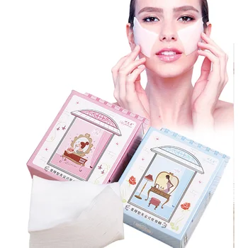 

500 Sheets/Lot(10box) Soft Cotton Pads Skin Care Makeup Cottons Remover Cleansing Wipes Nail Art Polish Pads Beauty Tools ZY83