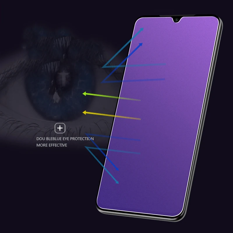 Матовое закаленное стекло для Xiaomi Mi9 SE с защитой от синего излучения|Защитные