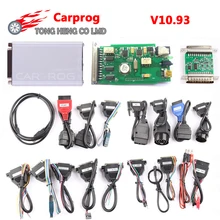 Лучший PCB V10.93 Carprog Полный адаптер автомобиля Prog V10.93 программист для подушки безопасности/радио/тире/IMMO/ECU инструмент для ремонта авто