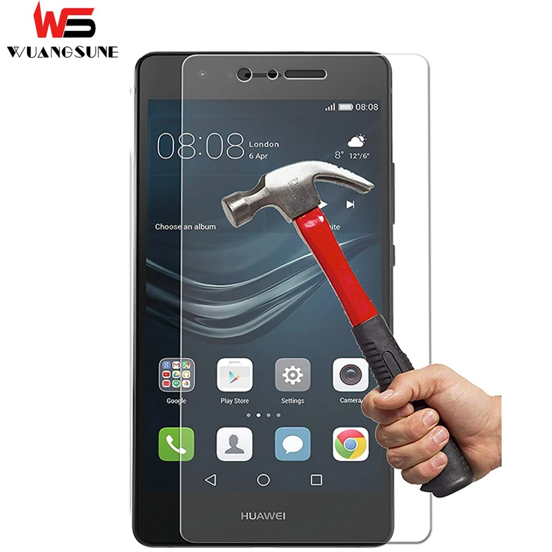

For Huawei P9 Lite P20 Pro Plus Tempered Glass Screen Protector Film Crystal Clear Anti-Scratch for Huawei P20 lite protective glass