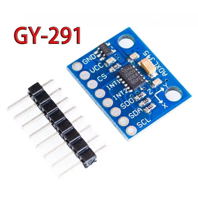 GY-291 ADXL345 цифровой трехосевой модуль ускорения гравитационного наклона IIC/SPI