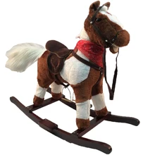 New Chirstmas Wooden Rocking Horses Indoor And Outdoor Amusement Walking Horse Toys Ride On Horse Toy For Baby/Kids/Teenager New Chirstmas Wooden Rocking Horses Indoor And Outdoor Amusement Walking Horse Toys Ride On Horse Toy For Baby/Kids/Teenager