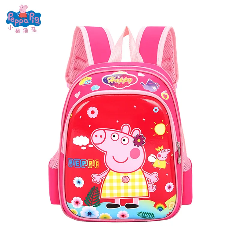 Peppa Pig Детская Школьная Сумка розовая свинка детские плюшевые игрушки детский сад сумка Рюкзак кошелек деньги школьная сумка телефон сумка игрушки