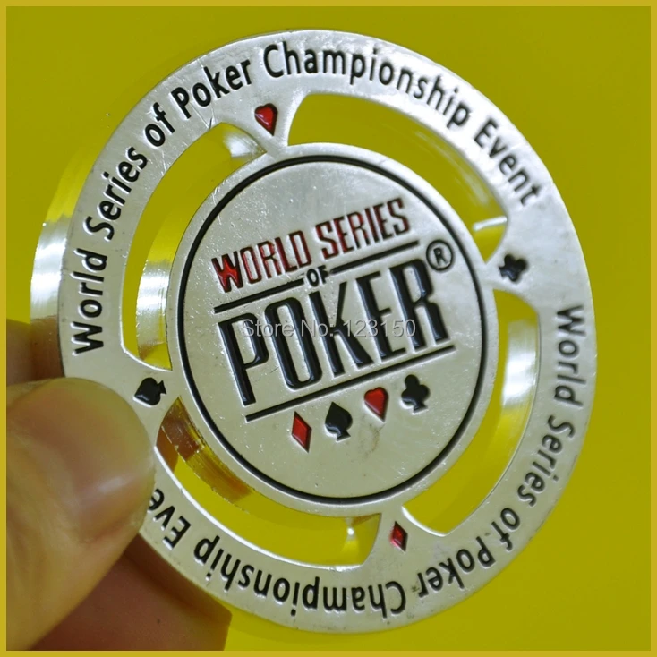JS-001 диаметр 50 мм, WSOP покер карты, Техасский Холдем аксессуары, покер WSOP