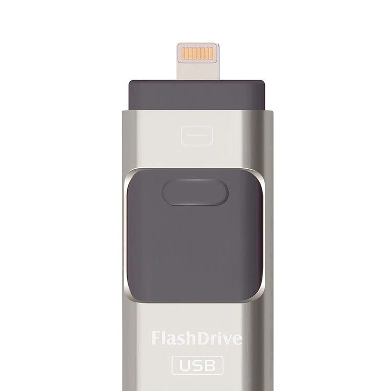 USB флэш накопитель для iPhone 5/5S/6/6s/6 plus/7/s/7 Plus/8/8 плюс/X/iPad и Android флешки Lightning/OTG/USB 3 в 1
