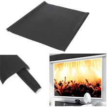1 stück 100 “16:9 weiß Kunststoff Portable Projektor Bildschirm Kino HD TV Projektion Für KTV Bar Konferenzraum Heimkino