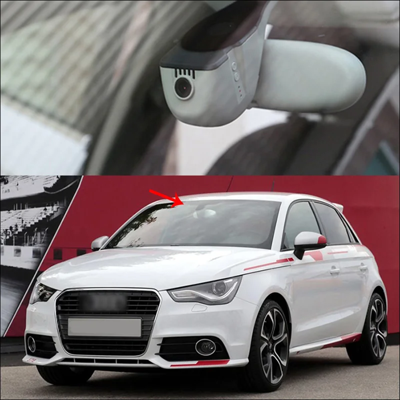 

For Audi A1 2013 Car wifi DVR Driving Video Recorder hidden installation Novatek 96655 Car black box Keep Car Original Style