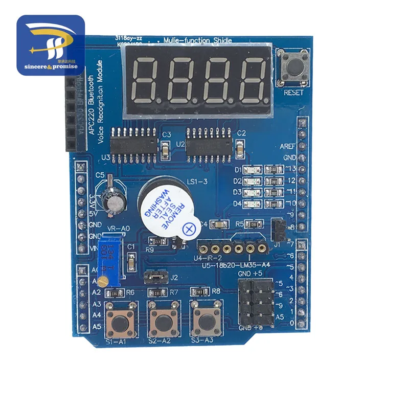 Бесплатная доставка! Многофункциональная Плата расширения для arduino UNO r3 LENARDO mega 2560