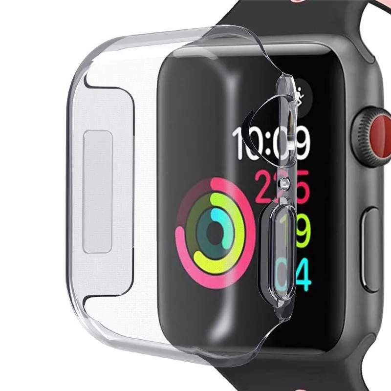 Watch Accessories for Apple Watch 40mm 44mm Case Tpu Soft Screen Protector font b Slim b