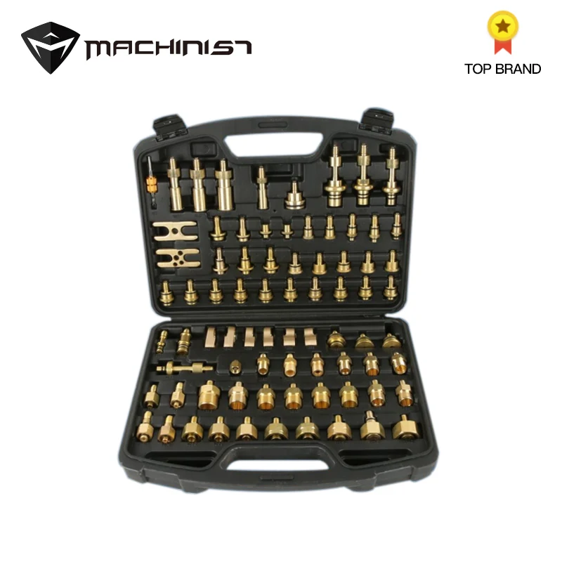 

77pcs/set Universal Leak Detection Test Adapter for Asian Car Honda Toyota Mazda Air Conditioning Repair Tools