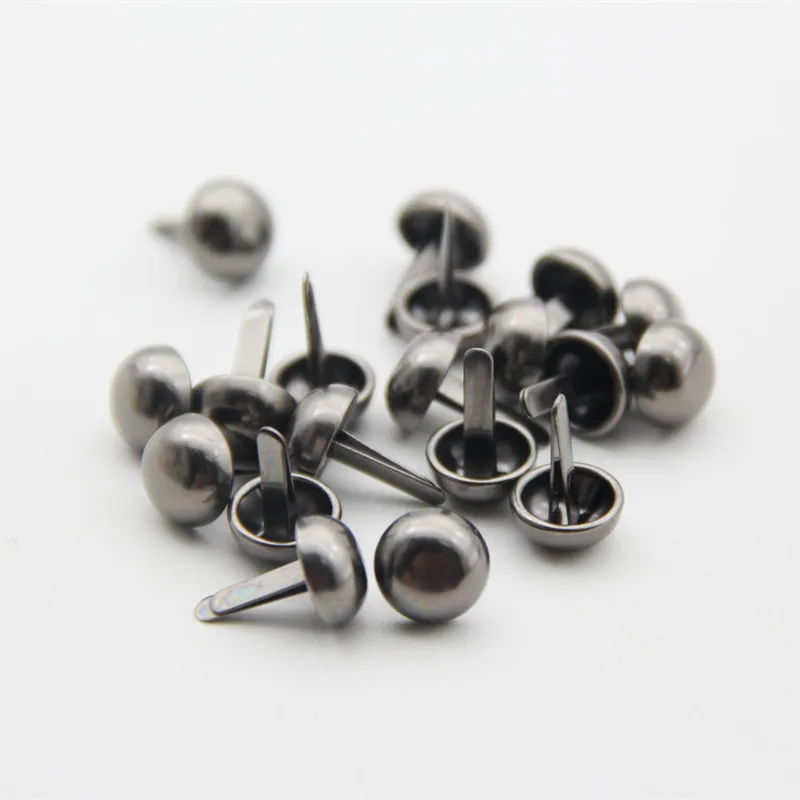 20pcs10mm черный круглый металлический сплав штифтики для скрапбукинга декор Brads DIY Украшение крепежа инструменты Ремесла Изготовление, поиск ювелирных изделий