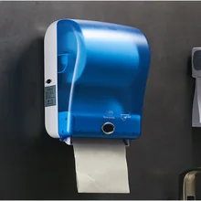 Туалетный датчик jumbo держатель рулона бумаги автоматический диспенсер для бумаги Бесконтактный ручной коробка для салфеток-белый цвет