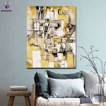 DIY Цифровая живопись маслом Современная Абстрактная живопись-это сочетание количества и наборов инструментов размером 40x50