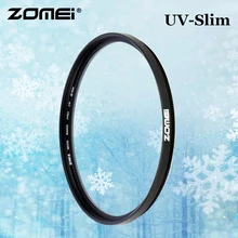 Zomei профессиональный супер тонкий УФ фильтр 40,5/43/46/49/52/55/58/62/67/72/77/82 мм ультра тонкий УФ фильтр объектива с защитой от ультрафиолета